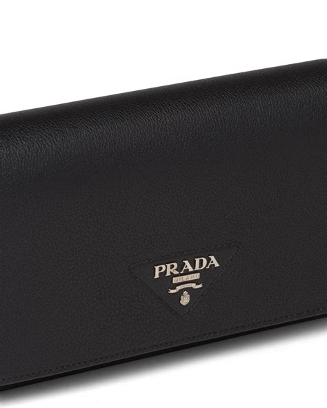 authentic black prada wallet|Prada wallet outlet.